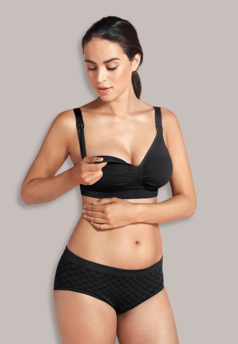 Sujetador carrigel lactancia negro 2