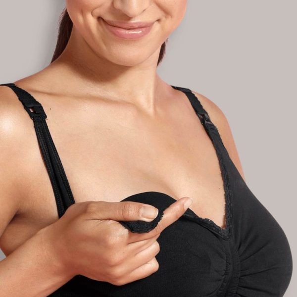 Sujetador Lactancia con Carri-Gel® Negro