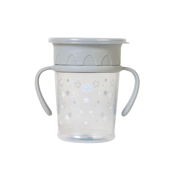 Vaso antigoteo 360º Gris