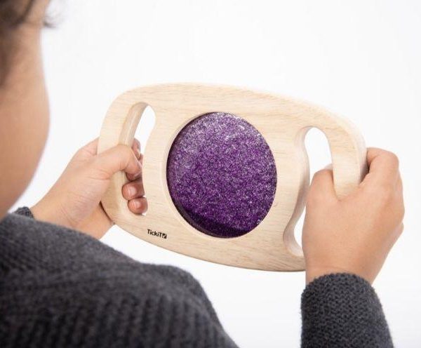 Panel de Brillo purpurina Purple