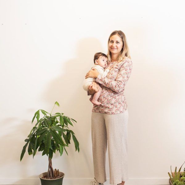 Camiseta de embarazo y lactancia Flores