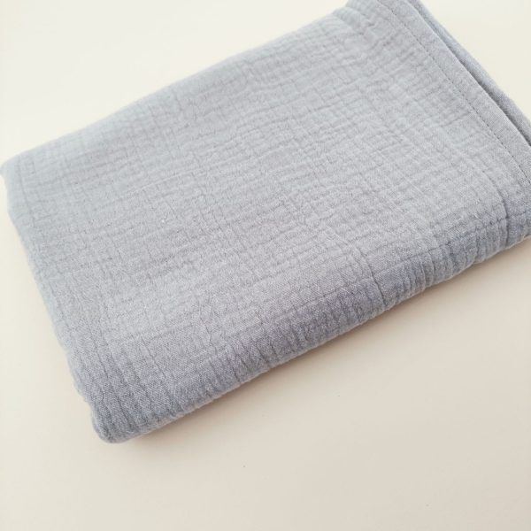 Muselina gris algodón