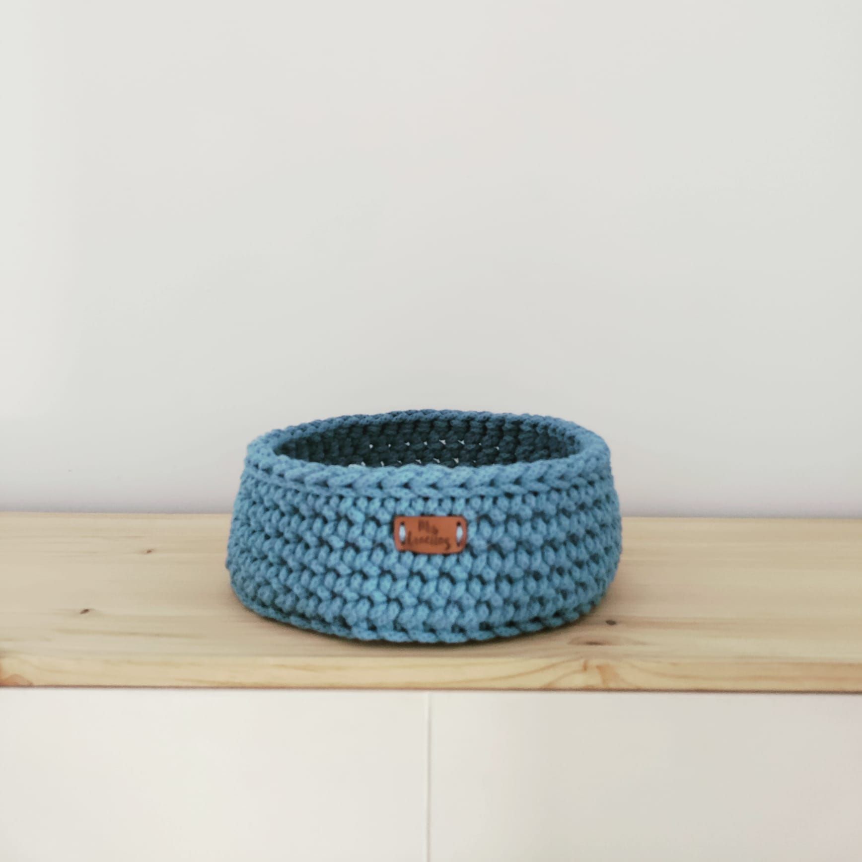 Panera vacía azul