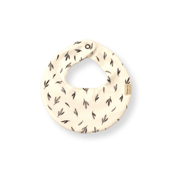 Babero bandana. Hojas